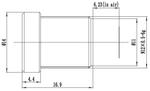 12 мм F2.0 m12 s-mount 5-мегапиксельная плата видеонаблюдения ИК-объектив