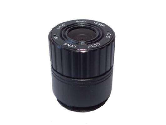 Объектив для видеонаблюдения с креплением CS 8mm 12mp F1.8 8.0mm