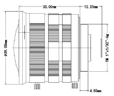 2,5–7,5 мм с ручной диафрагмой и креплением CS, 3-мегапиксельный зум-объектив