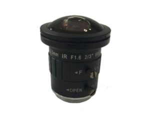 2.5mm 8mp Объектив «рыбий глаз» 8мп F1,6 крепление CS, угол обзора 190 градусов, ИК-коррекция