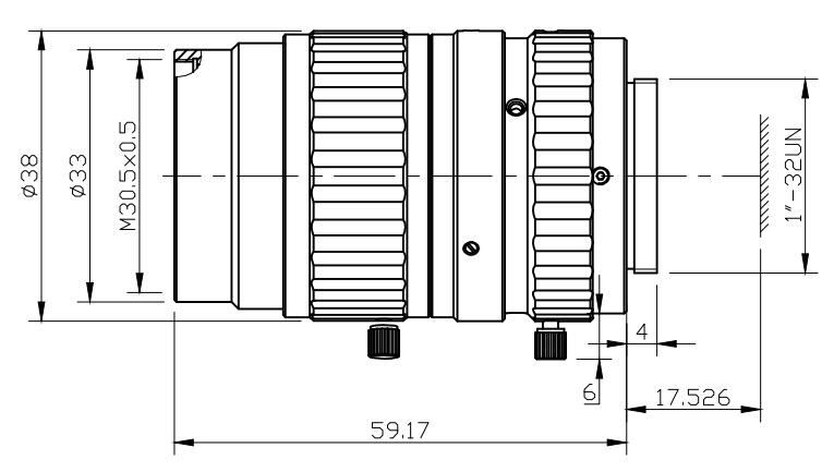 Объектив ITS 35 мм с ручной диафрагмой, 5 мегапикселей с ИК-коррекцией
