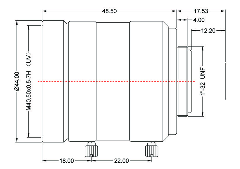 Коротковолновые инфракрасные ИК-объективы для видеонаблюдения 35 мм с креплением 2/3 дюйма