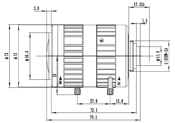 Вариофокальный объектив для систем видеонаблюдения 4,0–18мм F1,6 DC с автоматической диафрагмой и креплением C