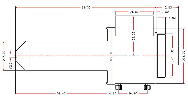 Объектив-обскура для видеонаблюдения 4,0 мм F1,8 с ручной блокировкой диафрагмы и креплениями CS