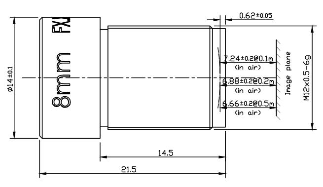Объектив ближнего поля для Mac 8,5 мм F2,5 m12 s с креплением