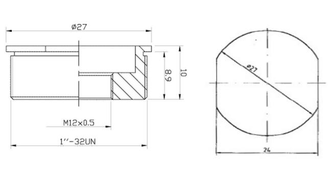 C Адаптер для крепления объектива с байонетом S