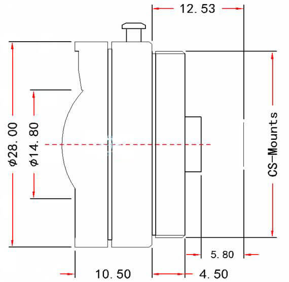 F1.6 2.1мм фиксированный HFOV 140 градусов MP объективы для камер видеонаблюдения с креплением CS