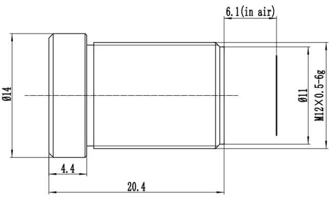 F2.4 1/2-дюймовый 5-мегапиксельный объектив m12 25 мм с ИК-коррекцией