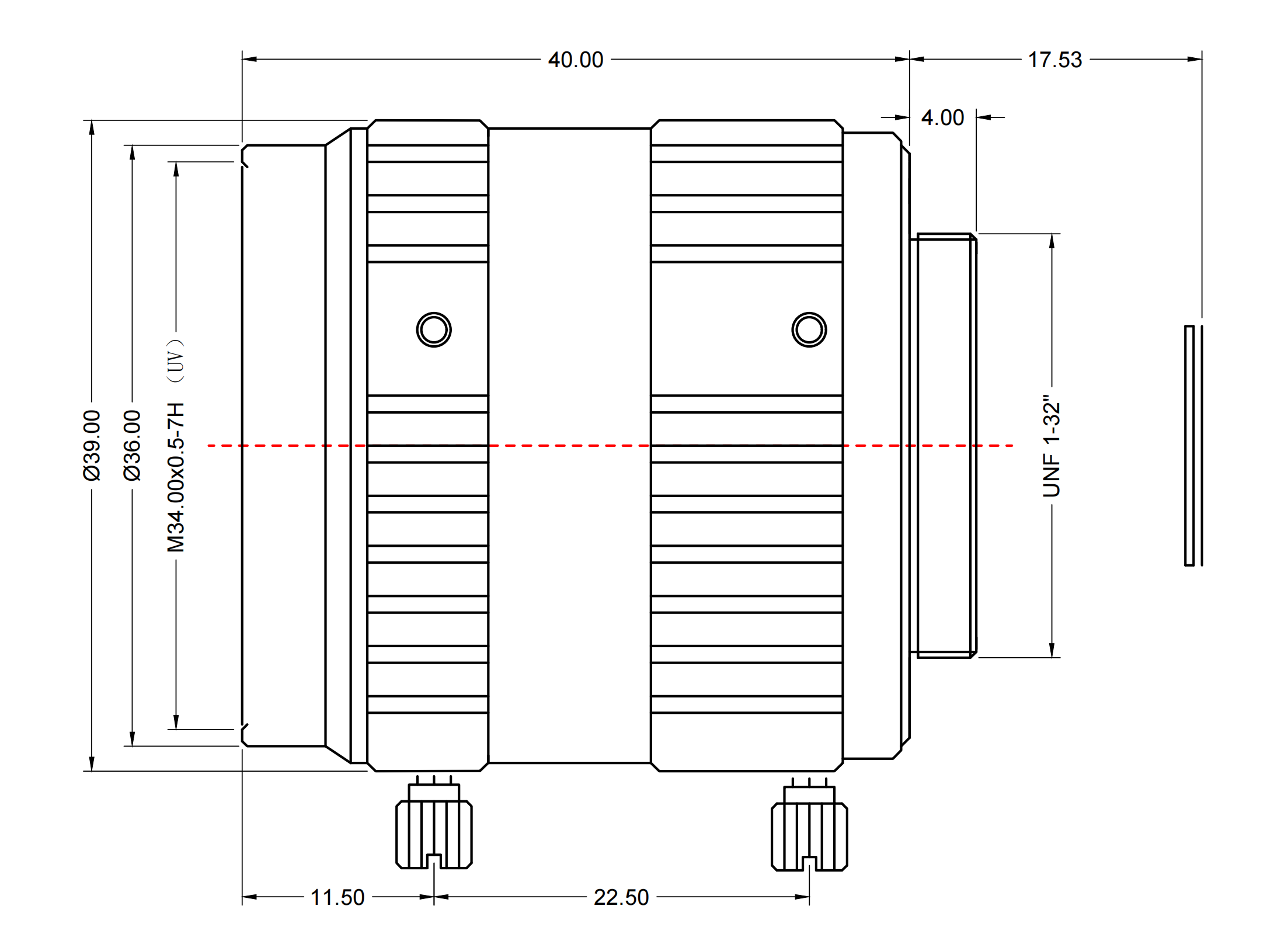 25-миллиметровый поворотный объектив c-mount
