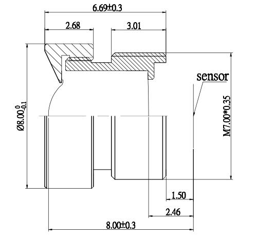 Мегапиксельный объектив для платы видеонаблюдения M7 с креплением для медицинского стоматолога